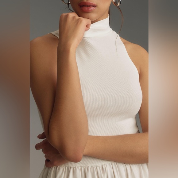 Reformation Sai Dress, Sleeveless Maxi, XS (Anthropologie) NWT White, Cream - Picture 10 of 11